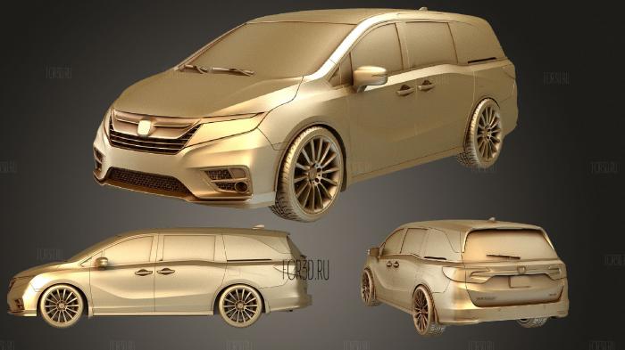 Honda Odyssey 2018 stl model for CNC